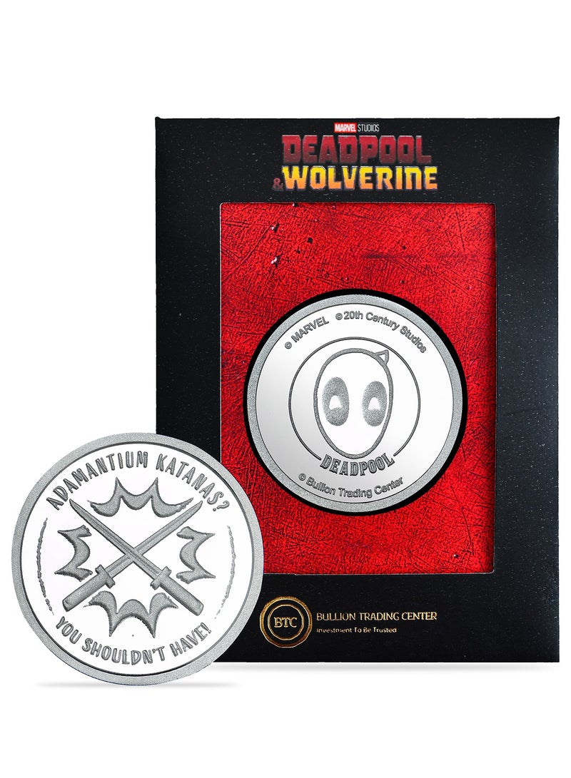 بي تي سي 8 جم مارفل جنيه فضه - ديدبول - Image 1