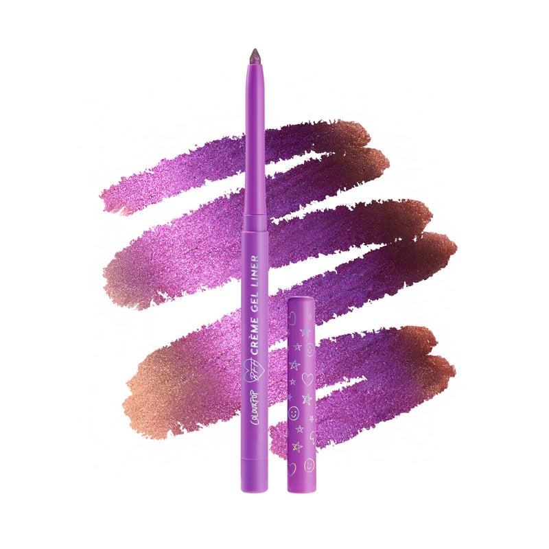 ColourPop قلم تحديد العيون المقاوم للماء من ColourPop - 18 ساعة من الاستخدام، قلم تحديد عيون عالي الصبغة مع لمسات غير لامعة ولامعة - مقاوم للتلطخ، نباتي وخالي من القسوة - Actin Up (0.01 أونصة) - Image 1