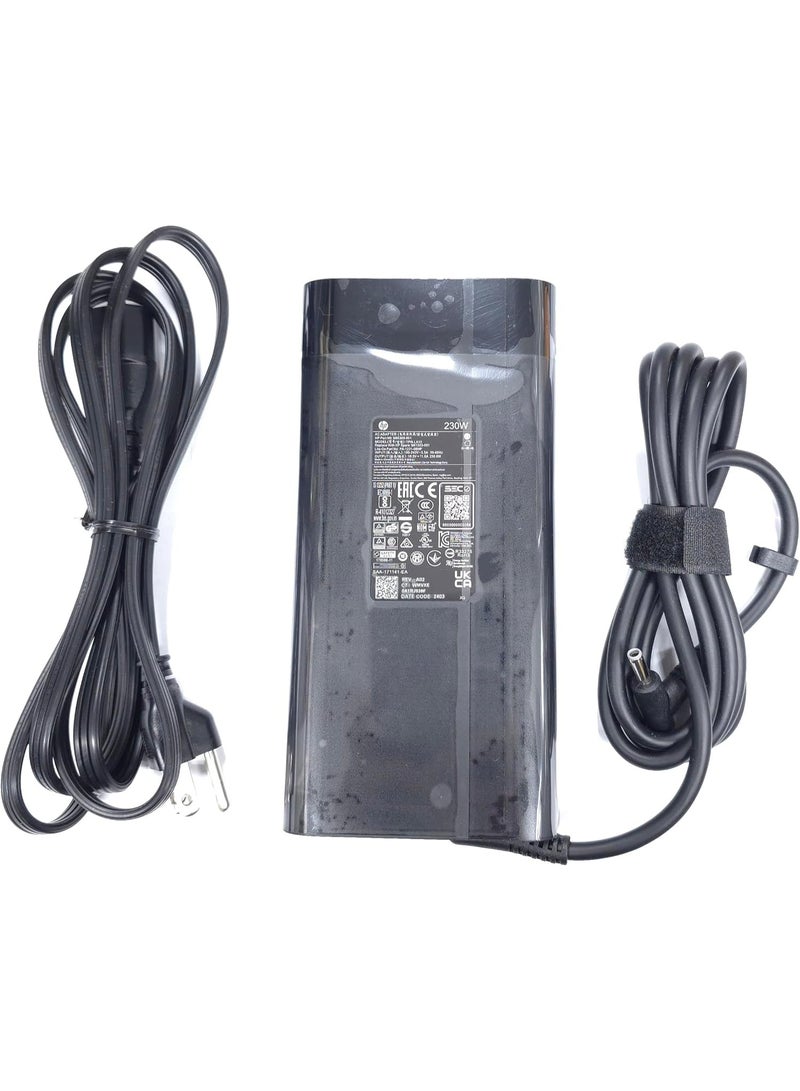 Zexen 230W 200WATT 19.5V 11.8A 4.5mm Grey Tip AC Adapter for HPOmen 15 16, HPOMEN Transcend, Victus 16 by Gaming Laptop ZBook Fury 16 G8 G9 G10, M85389-001, TPN-LA10, M41303-001, PA1231-08HP - Image 2
