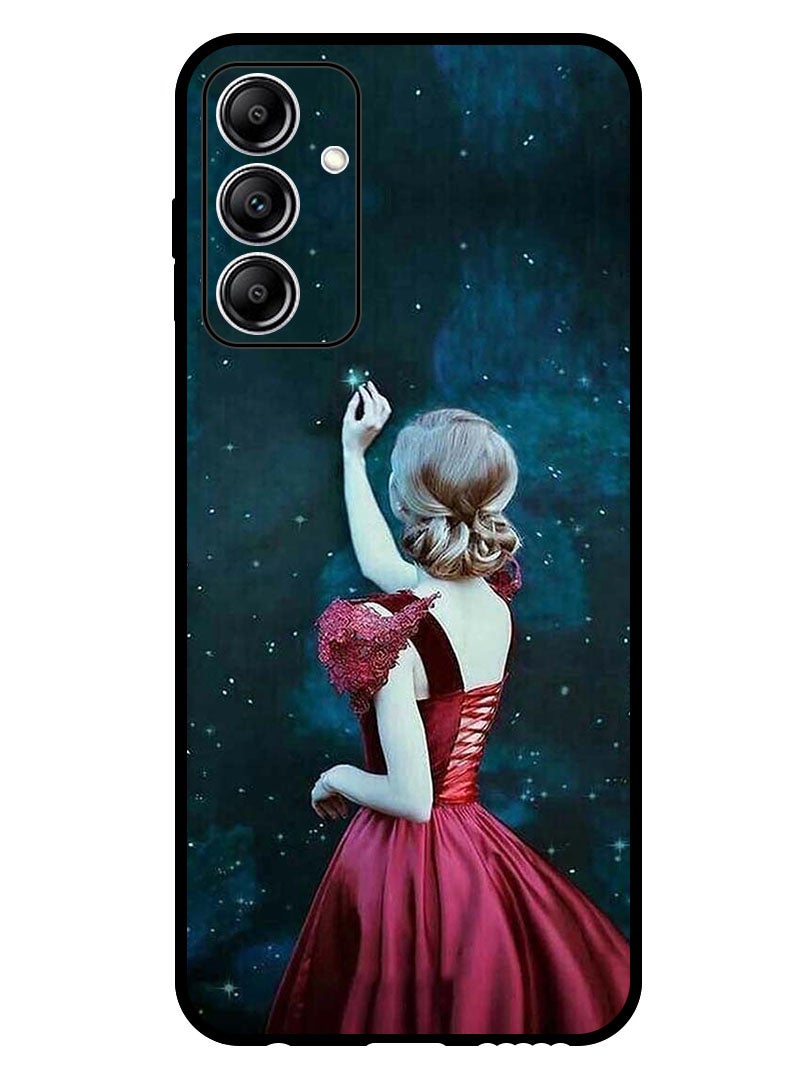 Theodor Protective Case Anti Scratch Shock Proof Bumper Cover For Samsung Galaxy A55 Girl Touching Star - Image 1