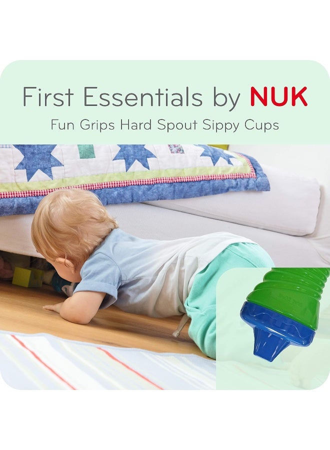 NUK First Essentials Fun Grips Hard Spout Sippy Cup, 10 oz. - Image 2