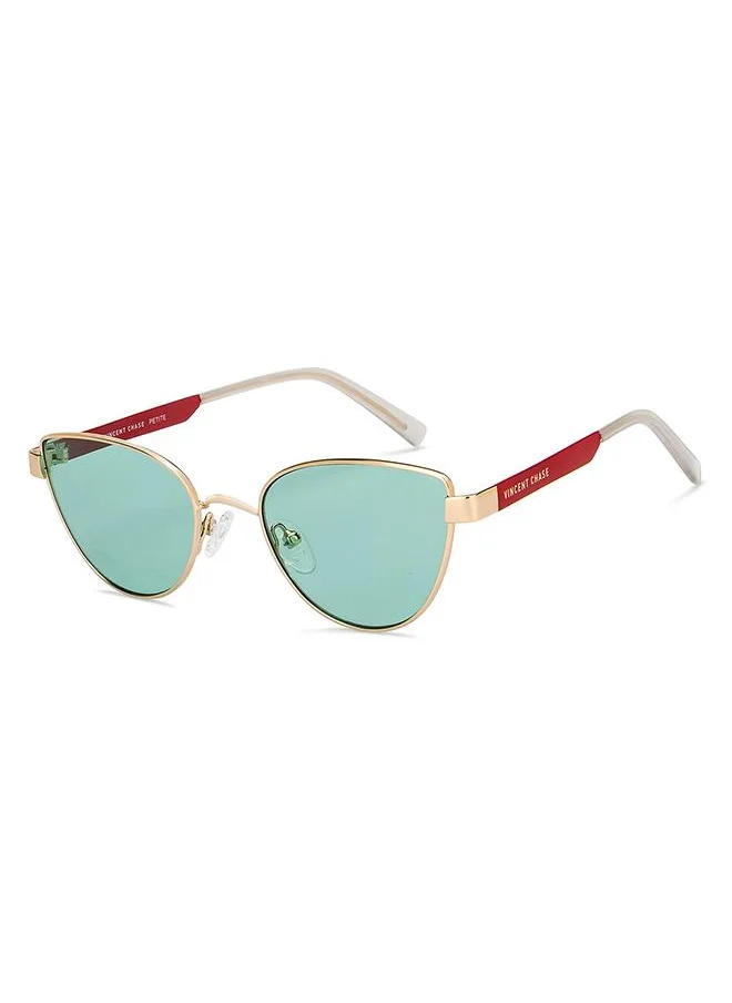 VINCENT CHASE Women's Full Rim Cat Eye Petite Branded Latest And Stylish Sunglasses 100% UV Protected Women Small VC S16530