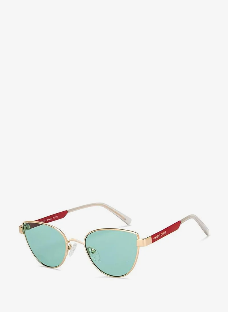 VINCENT CHASE Women's Full Rim Cat Eye Petite Branded Latest And Stylish Sunglasses 100% UV Protected Women Small VC S16530