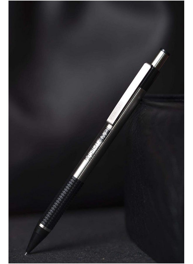 Zebra Pen - M301 Mechanical Pencil Stainless Steel Barrel Fine Point 0.5Mm Black Grip 2Pack - Image 1