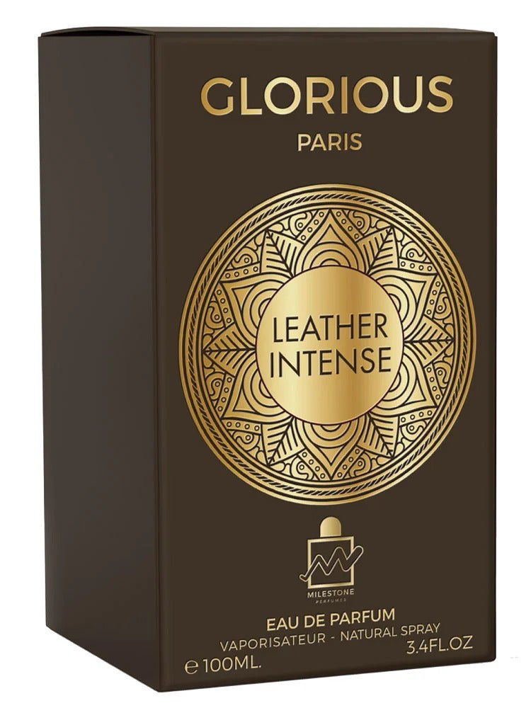 Milestone Glorious Paris Leather Intense Eau De Parfum For Unisex - 100 ML - Image 2