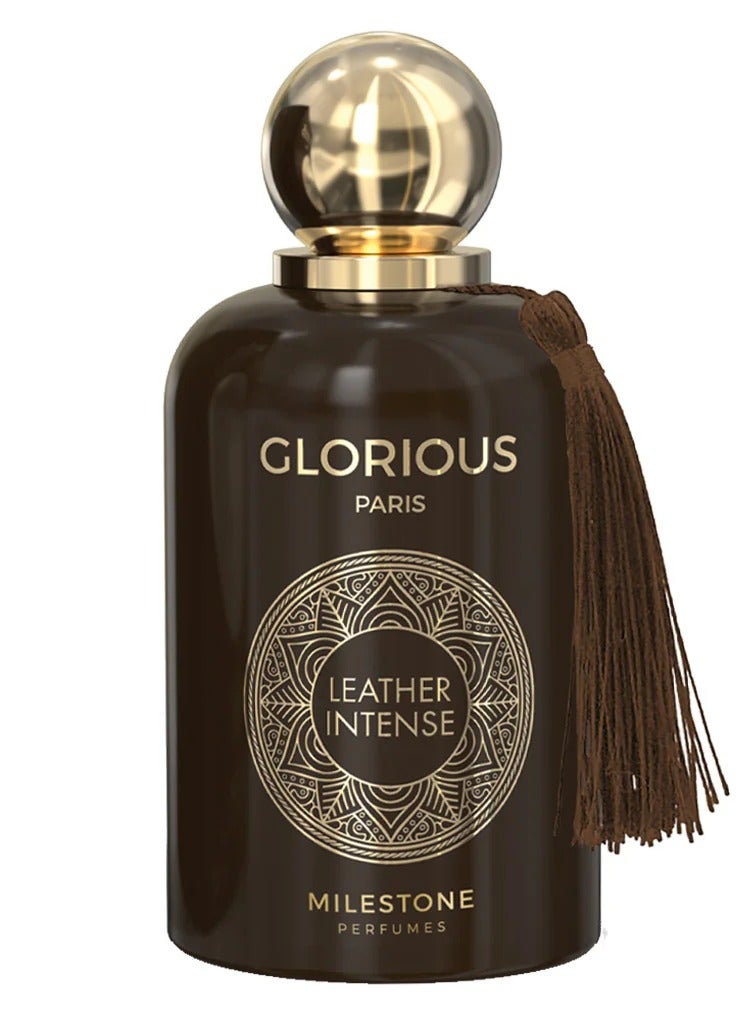 Milestone Glorious Paris Leather Intense Eau De Parfum For Unisex - 100 ML - Image 3