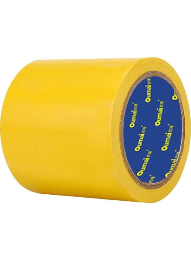 Oumai Yellow Warning Tape, Widened Caution Tape Pvc Zebra Crossing Isolation Warning Sticker, Warehouse Workshop Floor 5S Positioning Line Tape, Yellow 10Cm*18M 1 Roll - Image 3