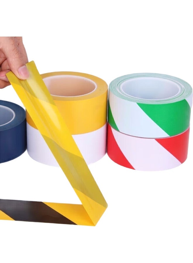Oumai Yellow Warning Tape, Widened Caution Tape Pvc Zebra Crossing Isolation Warning Sticker, Warehouse Workshop Floor 5S Positioning Line Tape, Yellow 10Cm*18M 1 Roll - Image 2