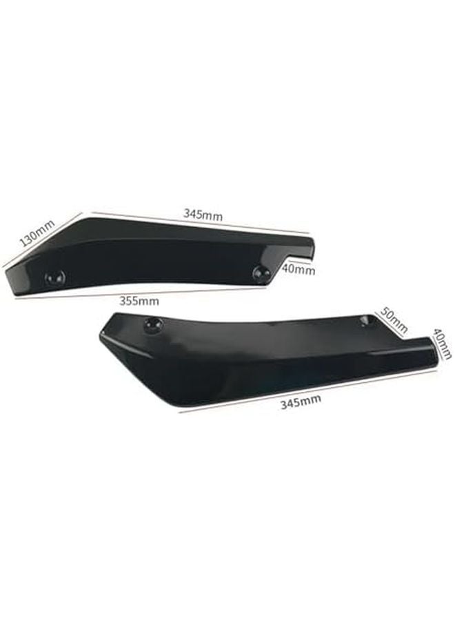 Universal Car Front Rear Bumper Lip Spoiler Splitter Scratch Protector Carbon Look - Image 4