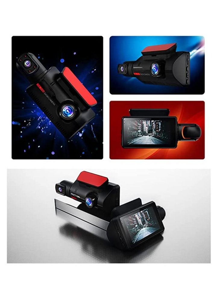 3D - Dash Cam Dual Camera 1440 Pixel Front and Inside 3 Inch - Image 1