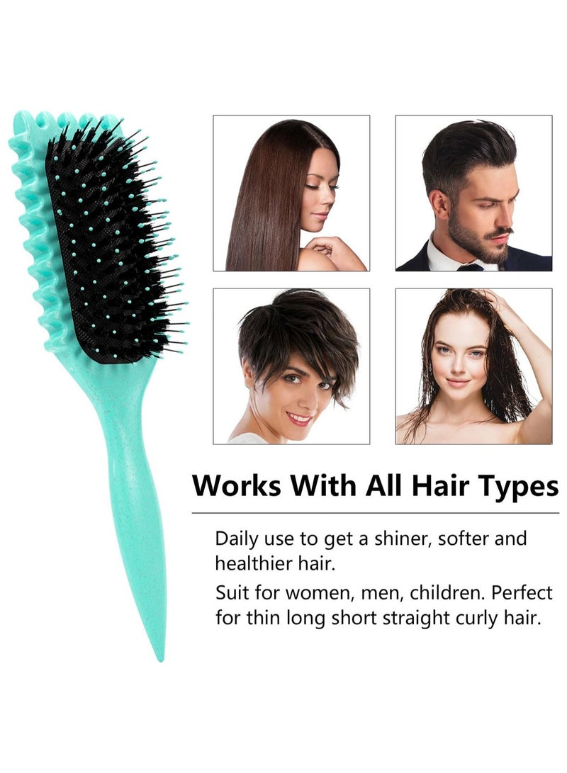 جود تول فرشاة تجعيد الشعر, فرشاة تحديد الضفائر, فرشاة لفك تشابك الشعر الرطب والجاف, لتشكيل وتصفيف تجعيدات شعرك المجعّد, سهلة الاستخدام وسهلة التنظيف, للنساء والرجال - Image 2