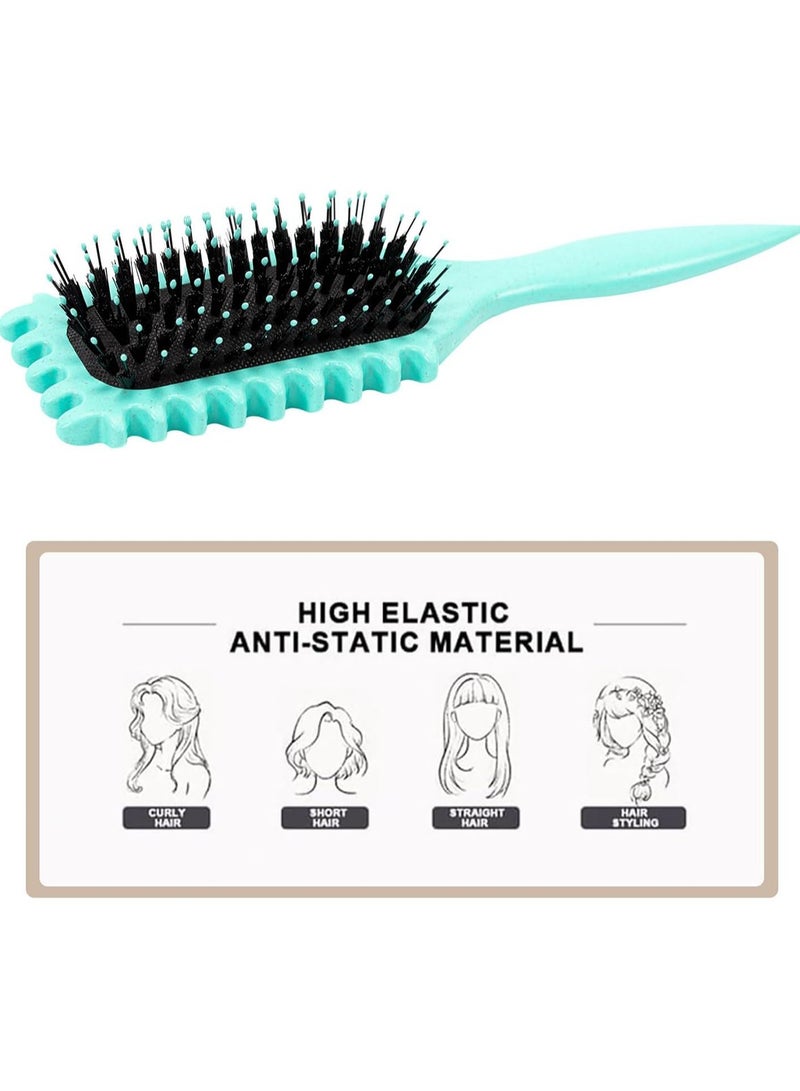 جود تول فرشاة تجعيد الشعر, فرشاة تحديد الضفائر, فرشاة لفك تشابك الشعر الرطب والجاف, لتشكيل وتصفيف تجعيدات شعرك المجعّد, سهلة الاستخدام وسهلة التنظيف, للنساء والرجال - Image 4
