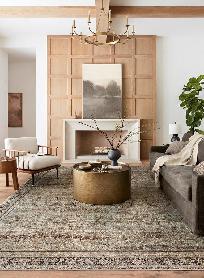 Loloi II Layla LAY-03 Olive Traditional Area Rug 7'-6" x 9'-6" - Image 1