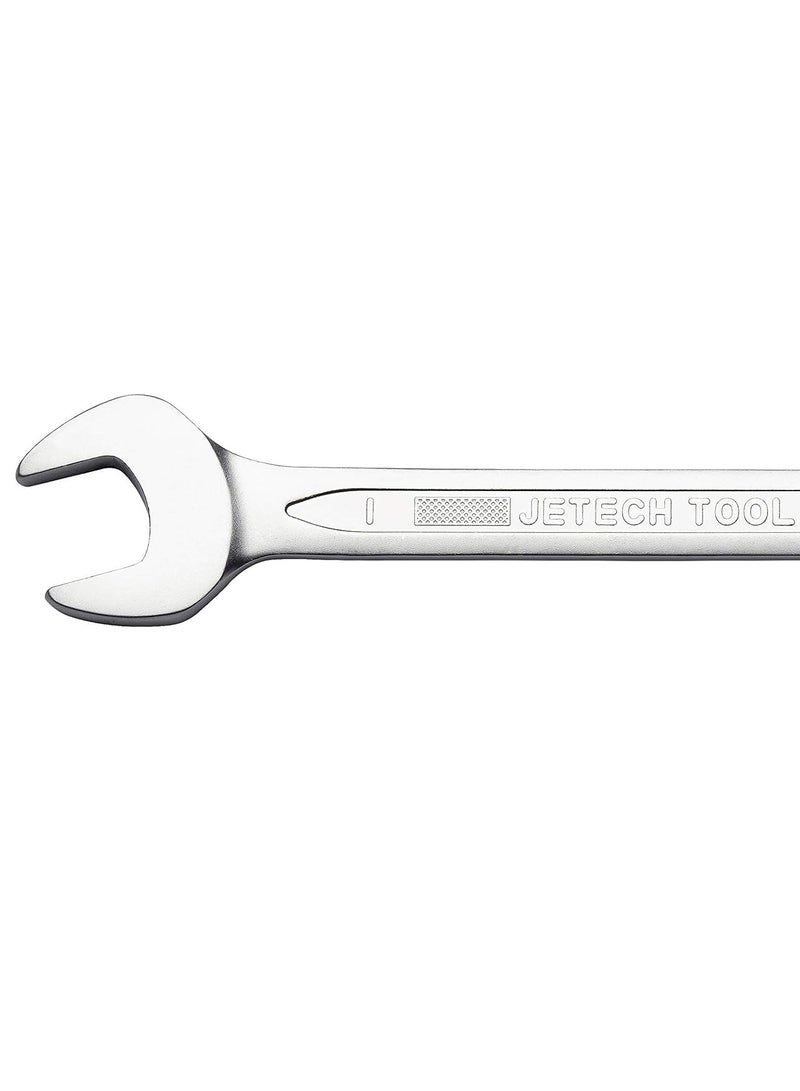 Jetech 11PCS SAE Combination Wrench Set - Industrial Grade Spanners with 12-Point15-Degree Offset Cr-V Steel Forged Heat-Treated, 3/8 Inch - 1 Inch - Image 5