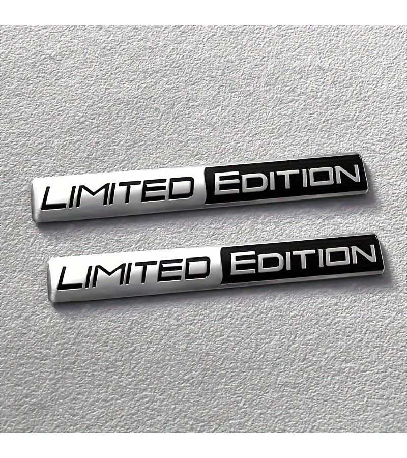 2 قطعة إصدار محدود من شارات الشعار المعدني الفضي لسيارة صندوق السيارة الخلفي الجانبي رفرف دراجة نارية - Image 4