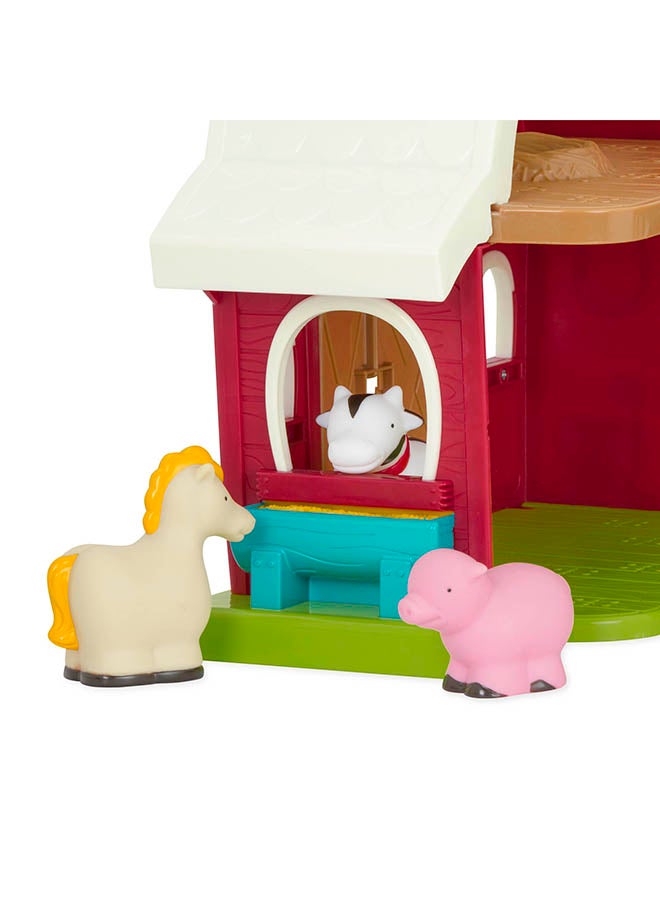 BATTAT Big Red Barn with Farm Animals and Farmer, Farm Toys, Pre School Toys, Best Gift for 18+ Months - Image 5