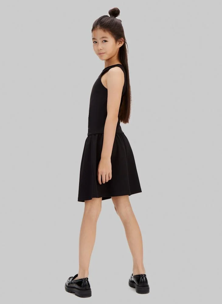 كالفن كلاين جينز Kids Punto Logo Flare Skirt