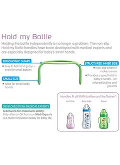 MAM Hold My Bottle Handles Blue 2 Per Pack  - Image 3