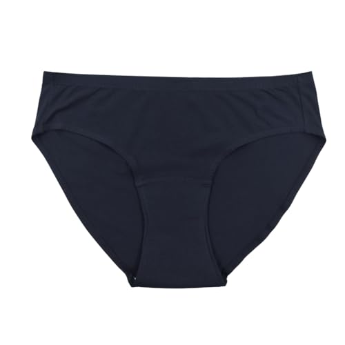 Pristine Life | Leak Proof Panties For Women | Wash & Reusable | Absorbs 25ml Of Leaks | Anti Bacterial, Hygienic & Leakproof | Comfy Cotton | Pack Of 1 | Navy Blue | 4XL - Image 1