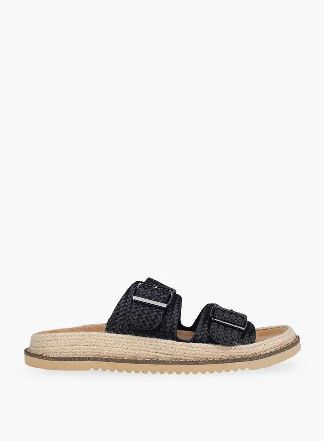 Women Buckle Detail Espadrilles
