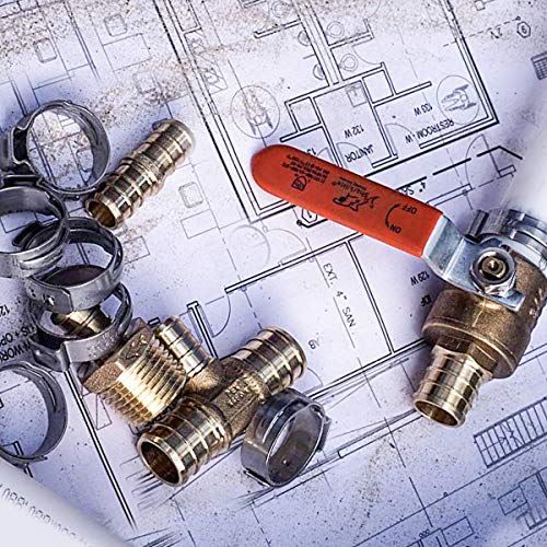 PADTON 50 PCS 1/2 Inch PEX Cinch Clamp Rings, Stainless Steel PEX Fittings Crimp Rings Pinch Clamps for PEX Tubing Pipe Fitting Connections (1/2 Inch) - Image 3