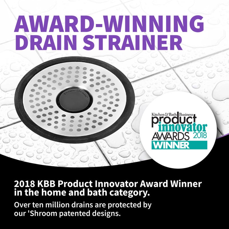 Shower Shroom ShowerShroom SHSULT755 Ultra Revolutionary Shower Hair Catcher Drain Protector, No Size, Stainless - Image 5