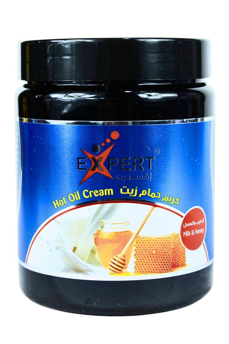 إكسبرت كريم حمام زيت إكسبيرت بالحليب والعسل – ترطيب وتغذية طبيعية للشعر - 1000ملل