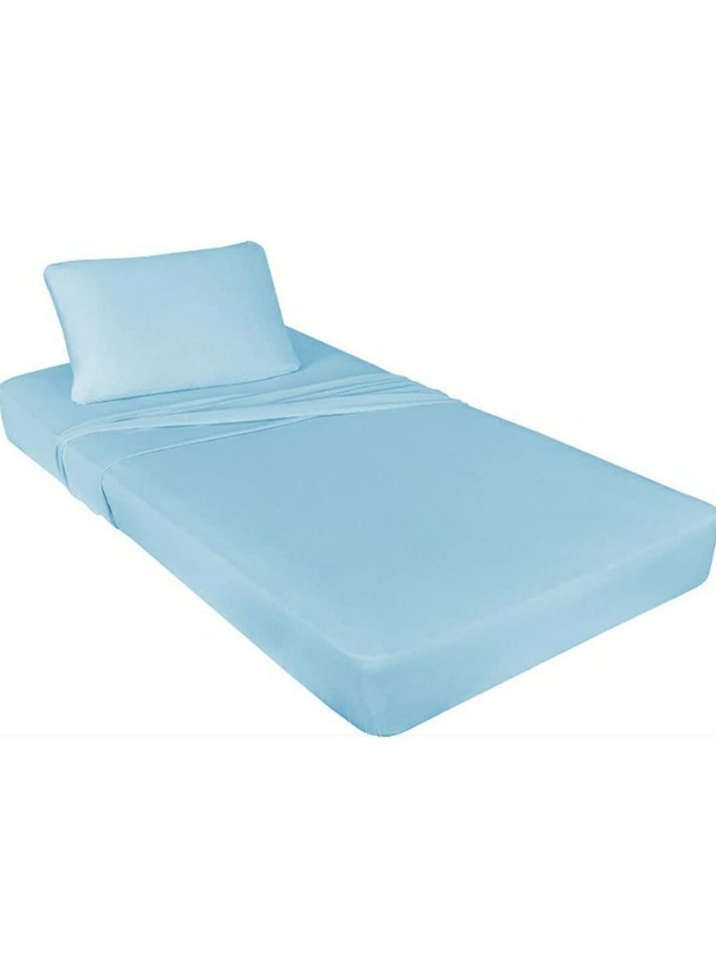 Moro Moro 3-Piece Fitted Bed Sheet Set – 100% Cotton, 120x200 cm (Single Size) - Image 1