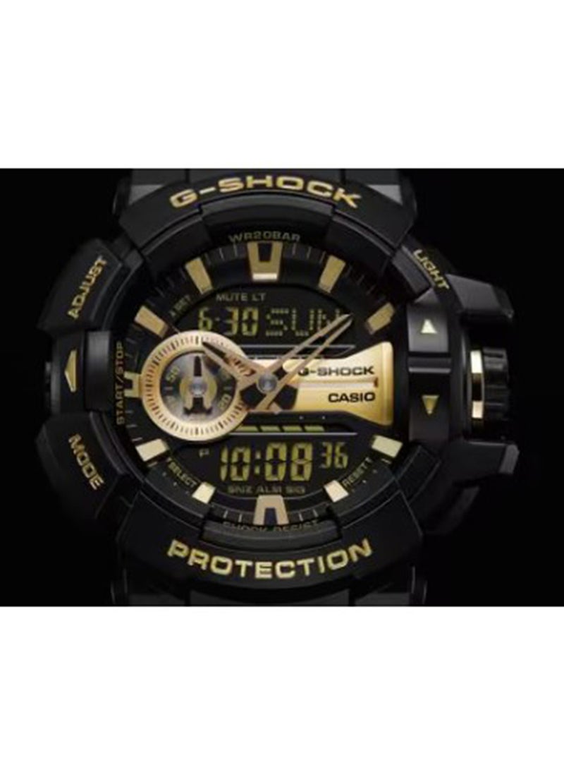 Men's GA-400GB-1A9DR Analog-Digital Wrist Watch