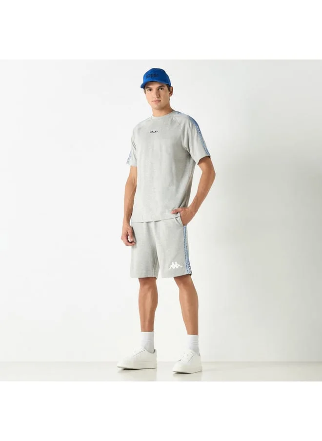 Kappa Kappa Logo Print Shorts with Elasticated Waistband