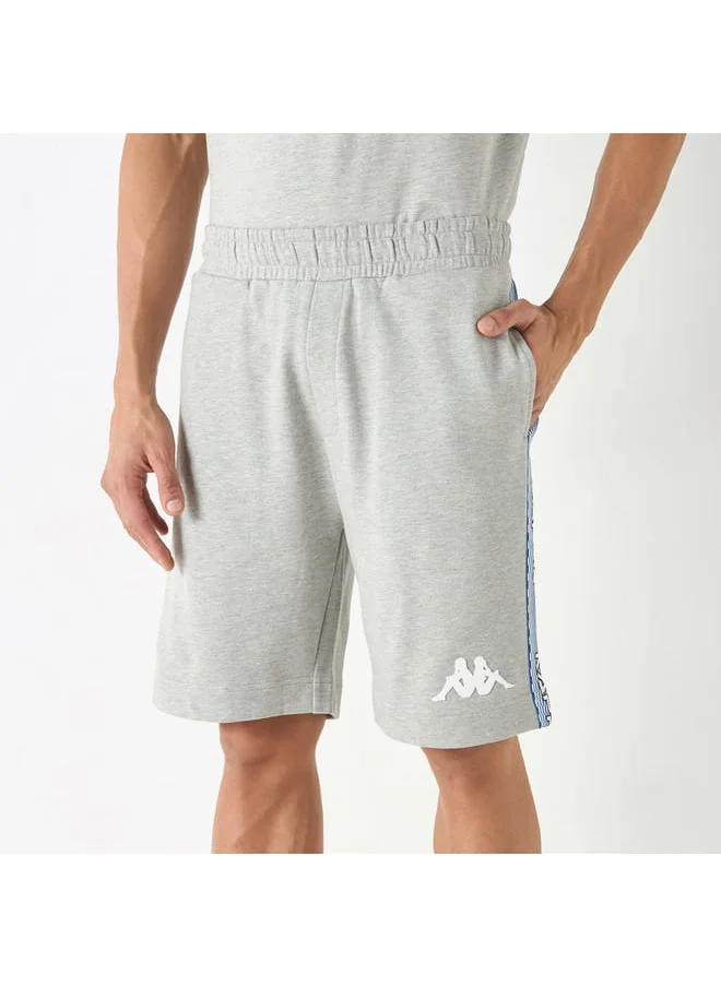 Kappa Kappa Logo Print Shorts with Elasticated Waistband