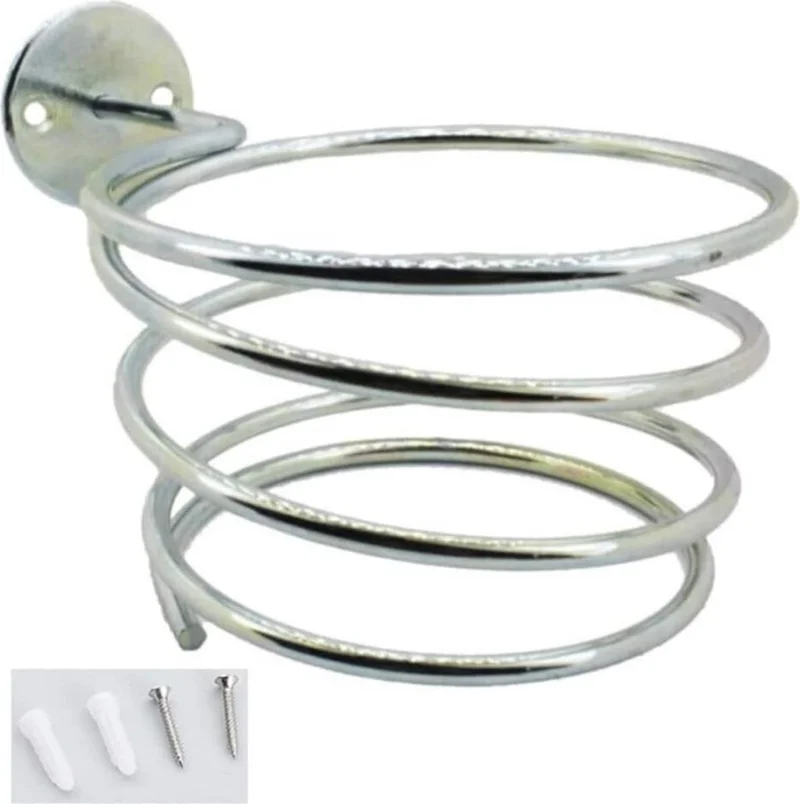 Stax Metal Blow Dryer Hanger Hair Dryer Hanger Chrome Blow Dryer Holder