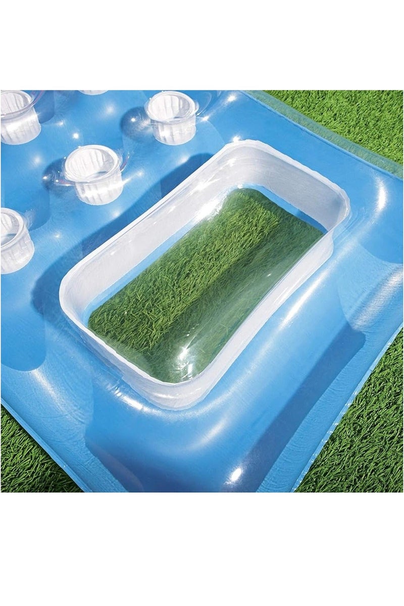 Bestway 1.83m Inflatable Swimming Raft - Comfortable and Relaxing Design for Floating on Water, Made from Reinforced PVC - Eye-Catching Color, Perfect for Fun Summer Times - Swimming Accessories - Water Float - Water Toys - Swimming Tools - Water Mat. - Image 5