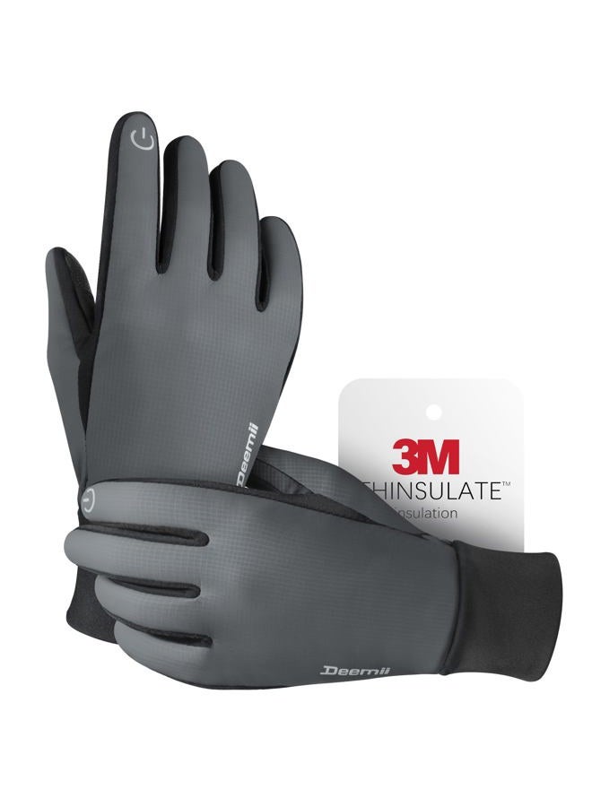 Deemii Winter Gloves Women Men Ski Snow Gloves，Thermal Warm Touch Screen for Running, Cycling, Biking, Hiking, Driving, Walking, Sports - Image 1