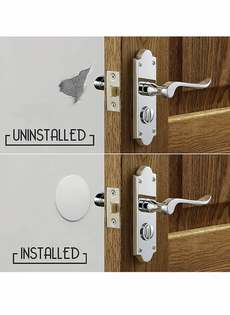 KASTWAVE Door Stopper Wall Protector Large with Strong 3M Adhesive - Quiet and Shock Absorbent Silicone Wall Protectors from Door Knobs - Discreet Door Bumper to Protect Every Wall Surface  - Image 3