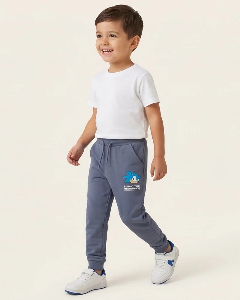 Redtag Boys Blue Sonic Track Pants