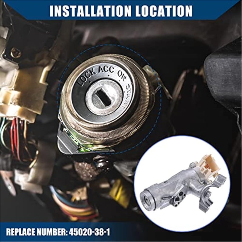 DEMULAX Ignition Switch Lock Cylinder Set for Toyota - Image 5