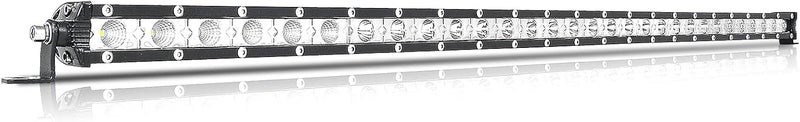 RIGIDON ريجيدون 81 سم 150 واط شريط إضاءة عمل LED، 12 فولت 24 فولت ضوء كشاف LED، شعاع مدمج بقعة وغمر مقاوم للماء لسيارة 4x4 شاحنة جرار قارب 6000 كلفن ضوء ضباب مناسب كل بيئة - Image 1