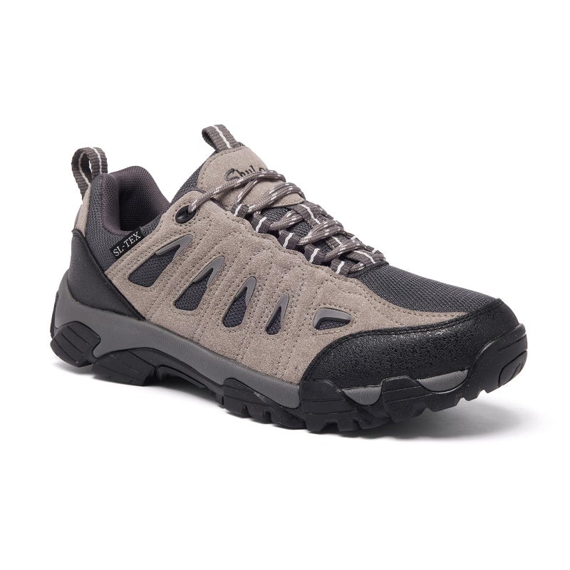 SHULOOK Men's Waterproof Hiking Shoes Lightweight Breathable Trekking Trails Shoes Non-Slip Outdoor Shoes - Image 1