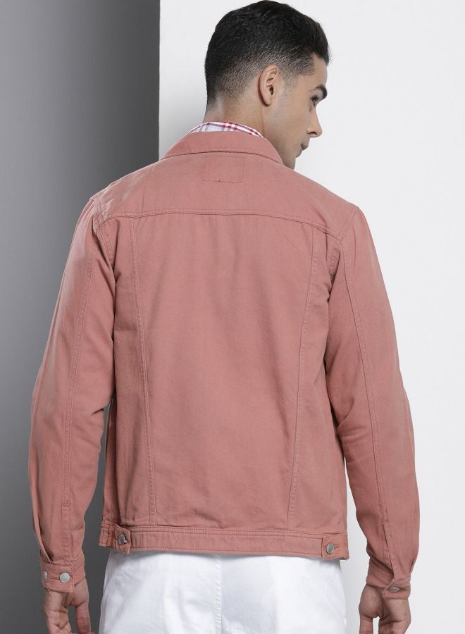 The Indian Garage Co Men Slim Fit Solid Round Neck Long Sleeves Jacket - Image 2
