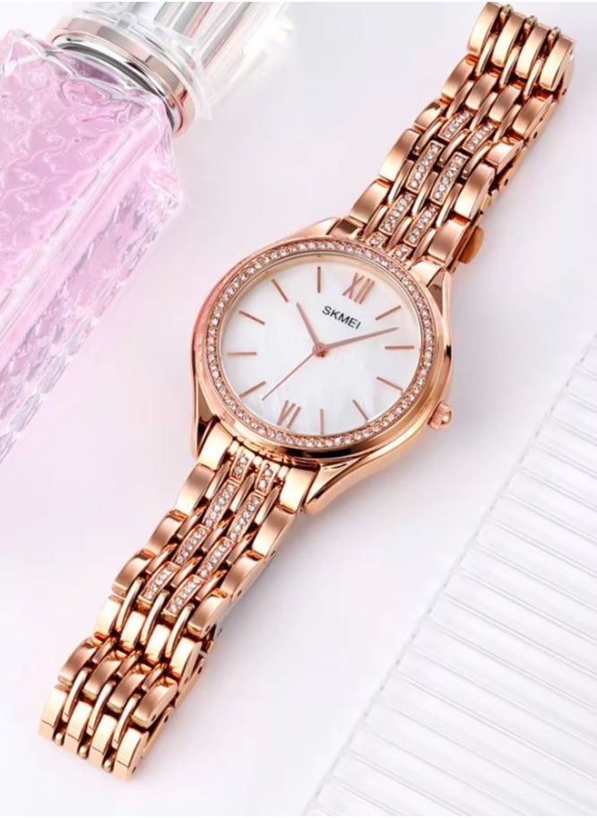 Stainless Steel Quartz Wrist Watch For Women 1970 Rose Gold - pzsku/ZE06C229CFA5A0E845E4EZ/45/_/1734497673/35608c15-9848-44d3-8825-dad1b081ab92