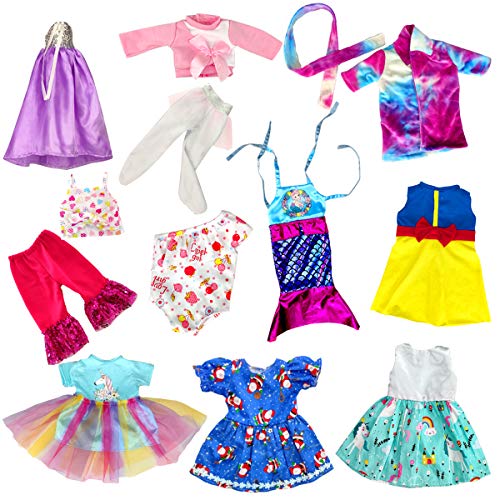 WONDOLL 18inch Doll Clothes and Accessories 10 Sets Compatible with 18inchDolls Outfits Christmas Birthday Gift for Little Girls - Image 5