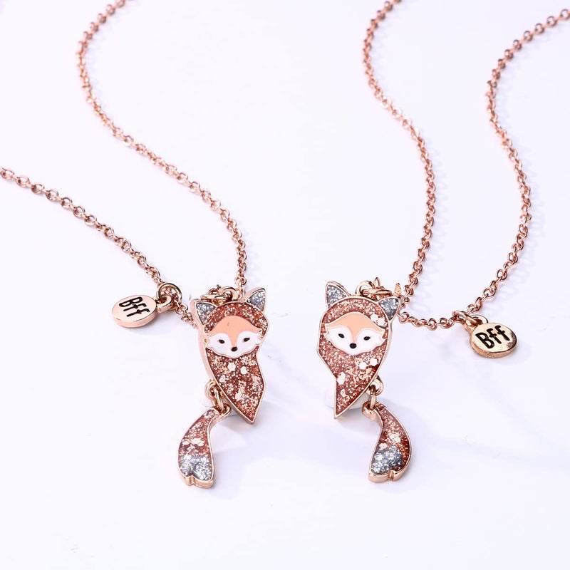 DOYYCA Best Friend Necklace Gifts Magnetic Matching Friendship Necklace for 2 Girls BFF Sister - Image 3