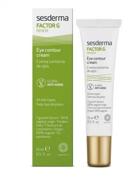 Sesderma Factor G Renew Eye Contour Cream For Dark Circles & Wrinkles 15ml