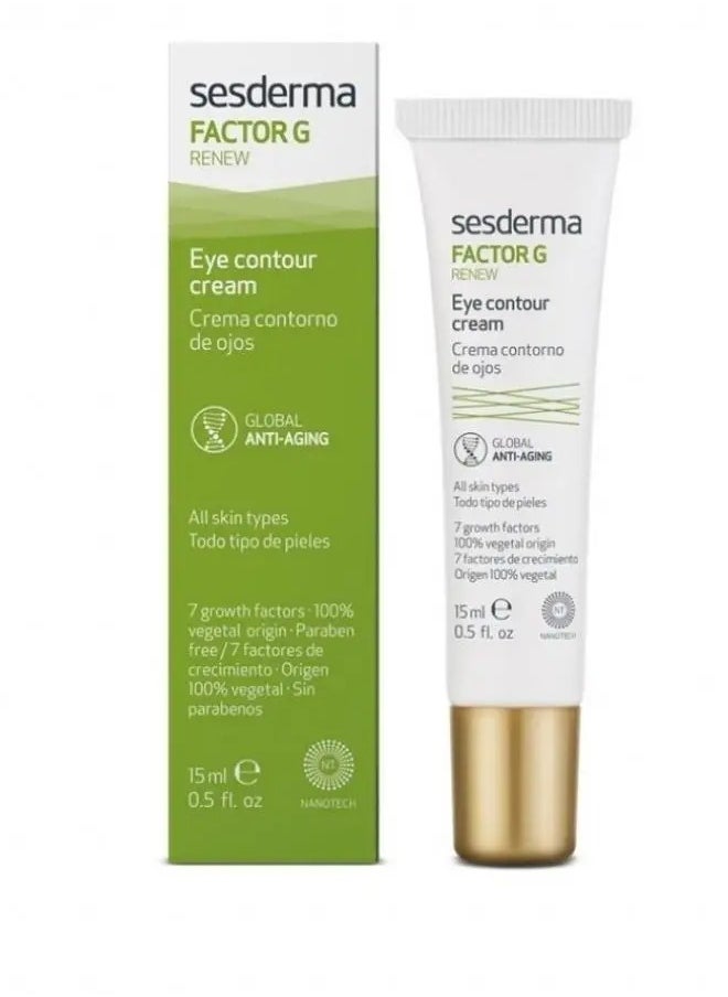 SeSDERMA Sesderma Factor G Renew Eye Contour Cream For Dark Circles & Wrinkles 15ml 