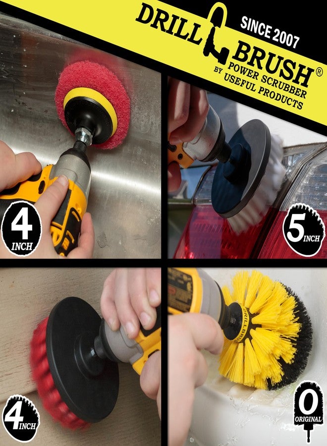 Drillbrush Cleaning Supplies - Bathroom Accessories - Drill Brush - Scouring Pad - Shower Cleaner - Bath Mat - Tile - Bathtub - Sink - Shower Door - Grout Cleaner - Kitchen Accessories - Outdoor - Scrub Brush - Image 2
