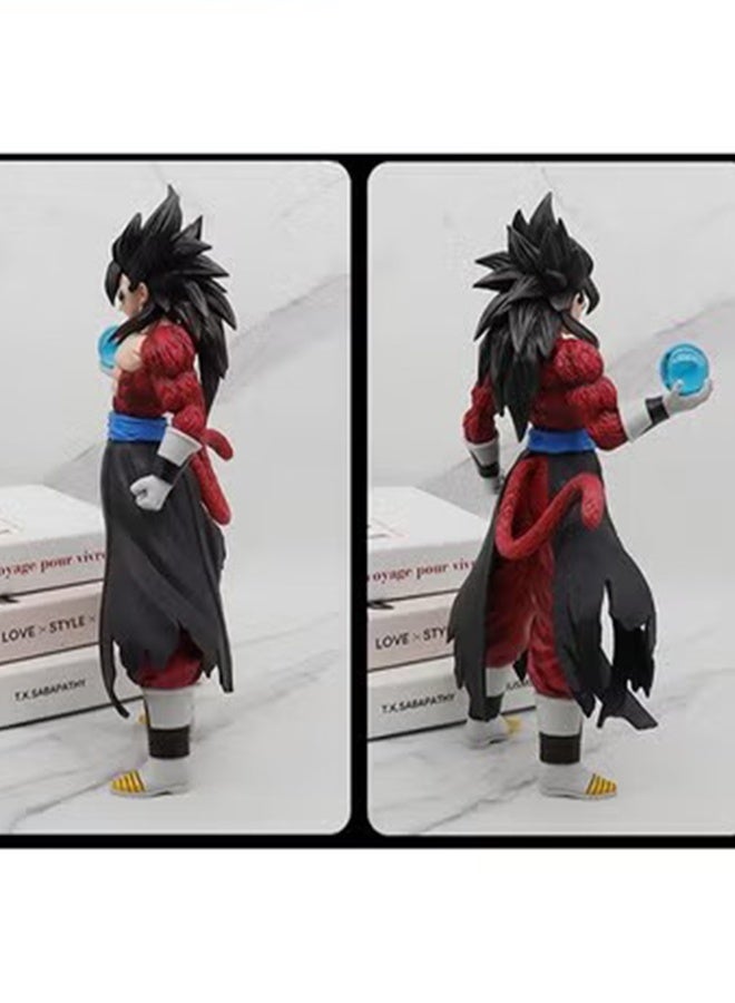 Dragon Ball Super Saiyan Giant Standing Super Saiyan 4 Goku with Blue Dragon Ball, 29.5cm Figure, Perfect Birthday Gift and Captivating Desktop Decoration - Image 5