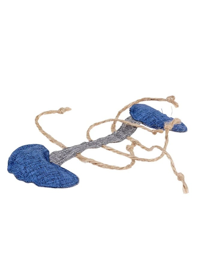 Duvo + Duvo+ Eco Cat Toy Fish Bone with Catnip – Interactive Toy for Cats, Multicolour - Image 1