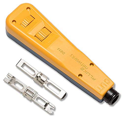 Fluke Networks 10055200 D814 Series Impact Punch Down Tool with EverSharp 110 EverSharp 66 Blade - Image 1