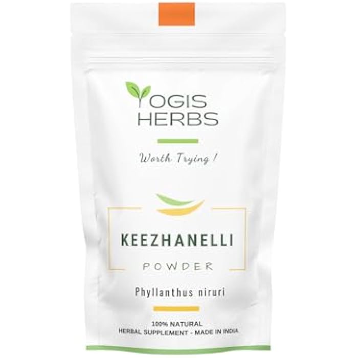 YOGIS HERBS Keezhanelli Powder (Phyllanthus Niruri) | Chanca Piedra Stone Breaker – Liver, Kidney & Gallbladder Support– Fresh & Pure Herbal Supplement (3.5 oz) - Image 2
